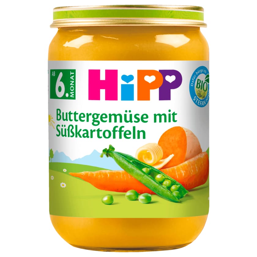 Hipp Bio Buttergemüse mit Süßkartoffeln 190g